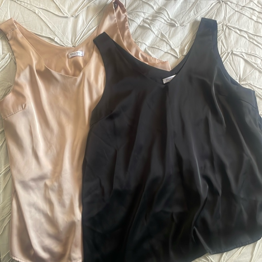 Two satin under garments